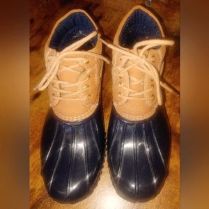 Tommy Hilfiger Blue Duck Boots size 7